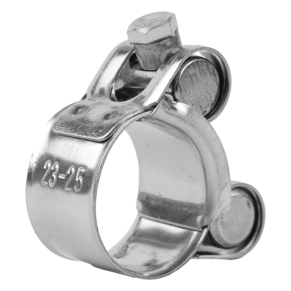 Collier de serrage en acier inoxydable 17–43 mm – Boulon en T – Quincaillerie 17–19 mm, 20–22 mm, 23–25 mm, 26–28 mm, 29–31 mm, 32–35 mm, 23,25 mm