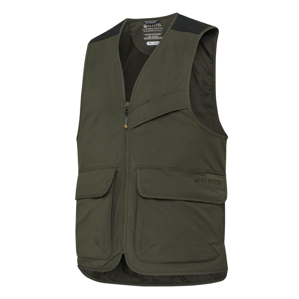 Beretta Men's Brown Symmer Vest Green Moss XXXX-Large - Hunting Outdoor Gear For