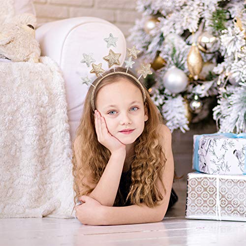 Minkissy TUN49V946SHJ2UO1573CD99 Glitter Star Headband Christmas Party Headband Hair Accessories thumb #4
