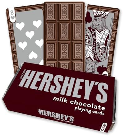 Aquarius Hershey’s Chocolate Bar Premium Playing Cards - Hershey's Themed Deck of Cards for Your Favorite Card Games - Officially Licensed Hershey's Merchandise & Collectibles image 3
