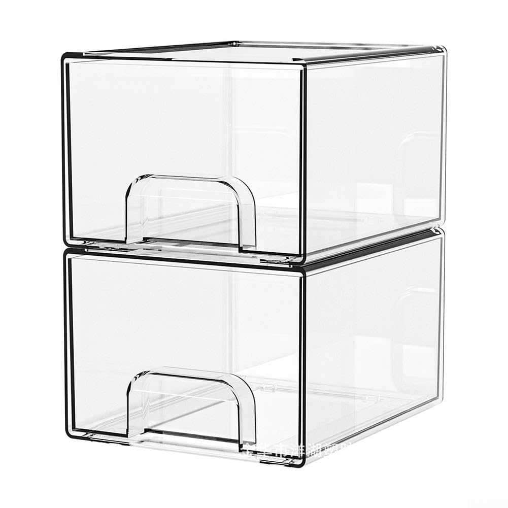 Cassetti Trasparenti Impilabili 4pz Organizer