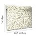 RoomMates RMK10700WP Metallic Gold Leopard Peel and Stick Wallpaper, 20.5