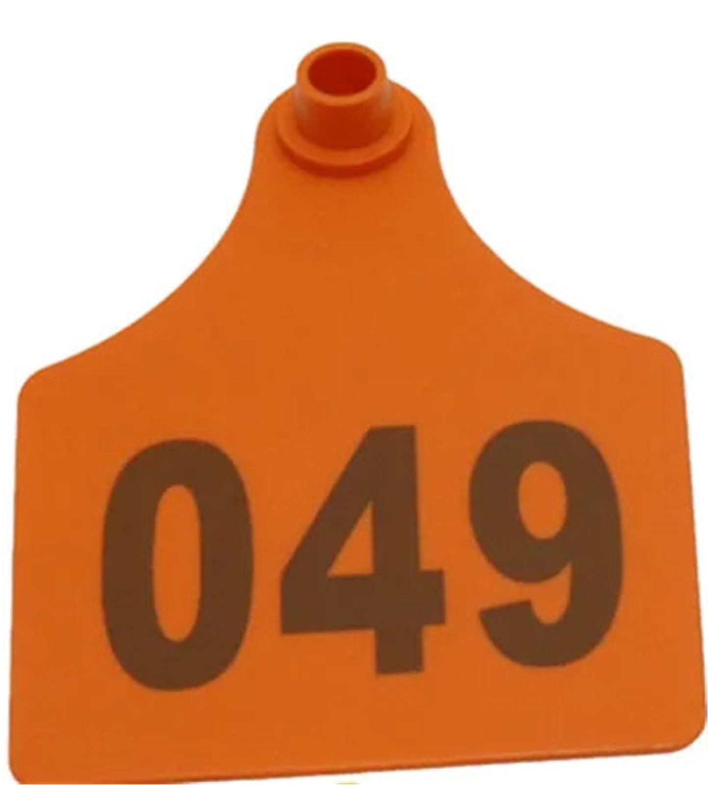 Targhette auricolari per bovini, 100 pezzi, etichette per animali grandi, per bovini, mucche, pecore, 98 x 75 mm, in TPU, numerate 001-100 (oro)