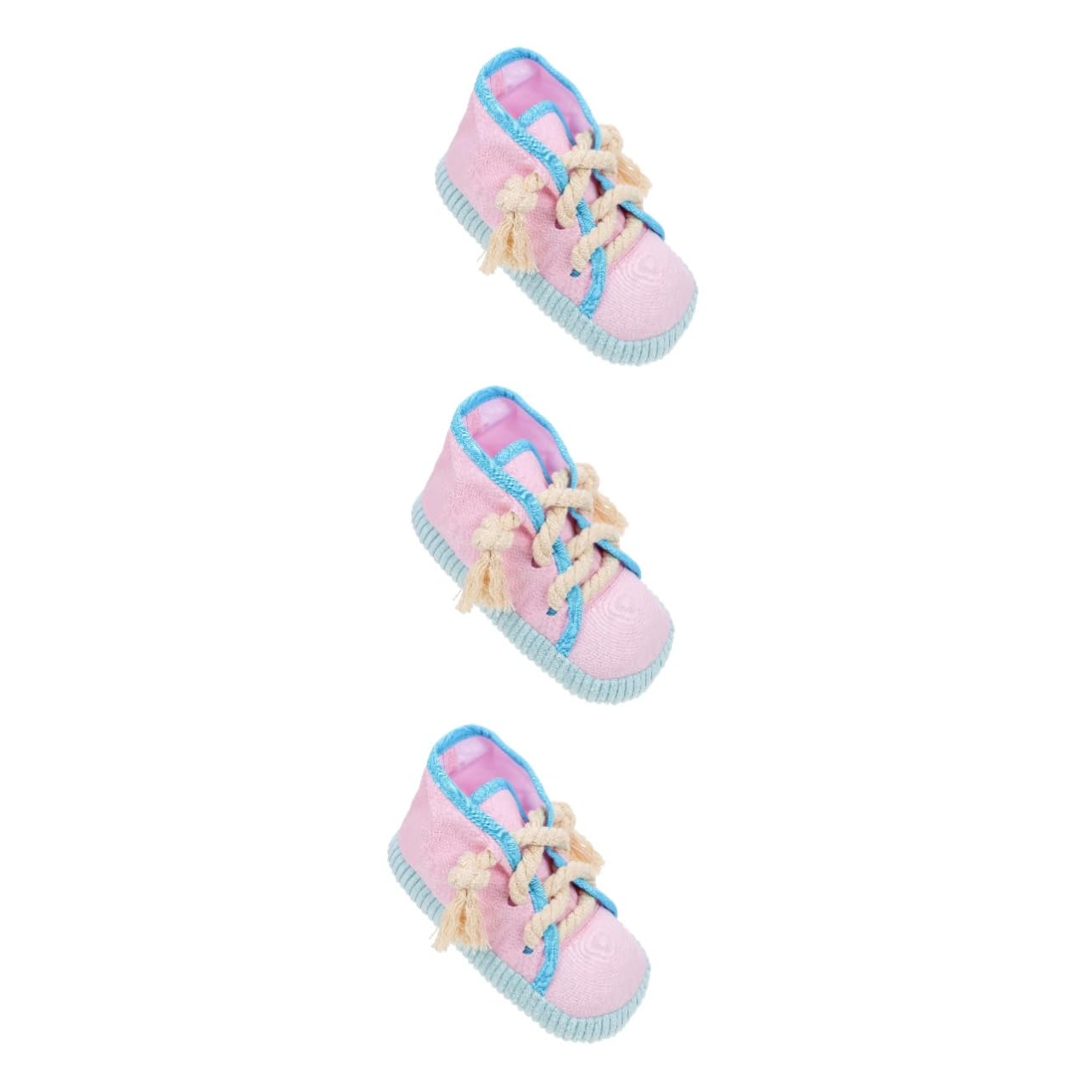 SUPVOX 3pezzi Interattivo Per Domestici Scarpe Cartoon Masticare Per e Resistente Per La e Combattere La Noia