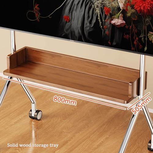 Soporte móvil para TV de 40-75 pulgadas con ruedas y estante miniatura 6