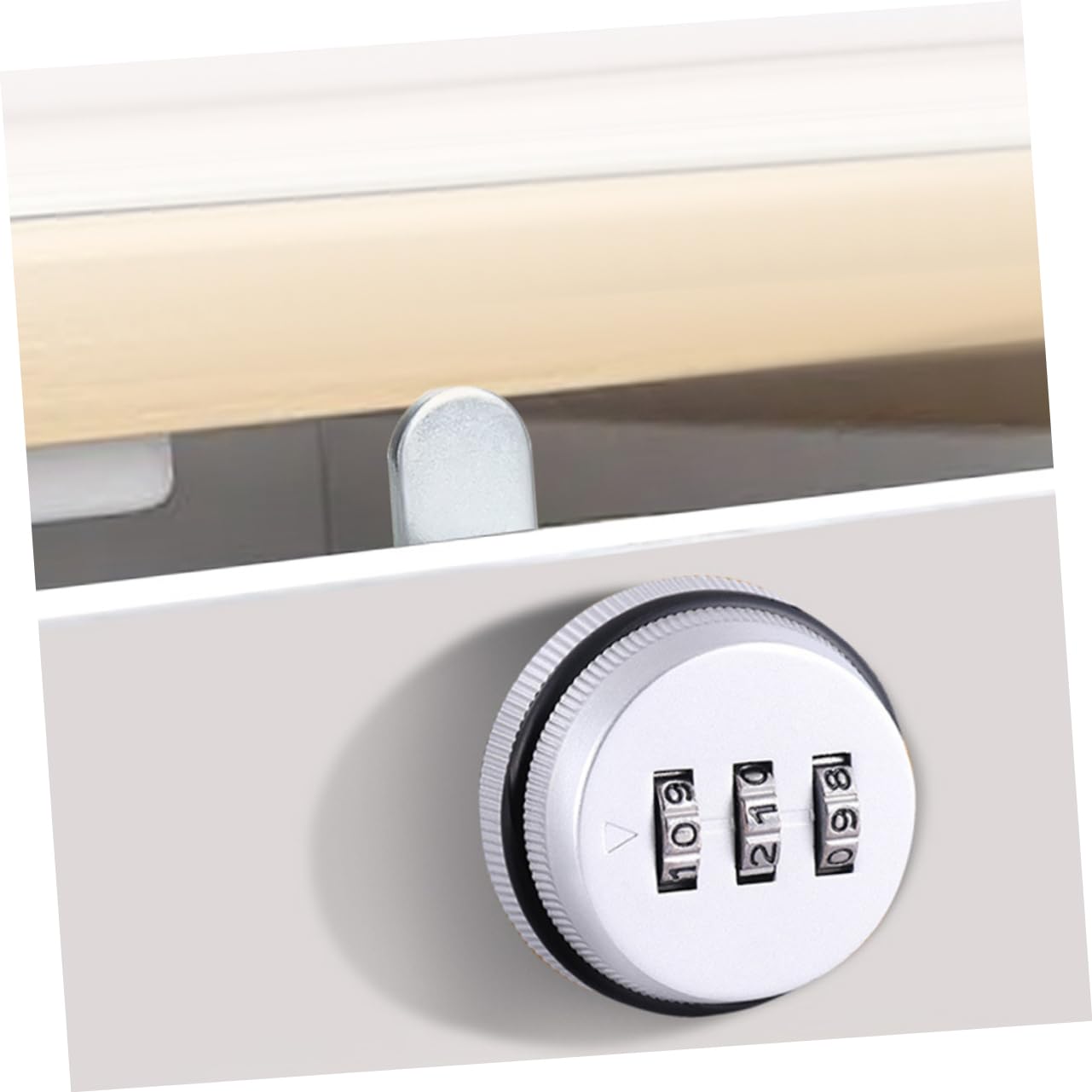Mikikit 5pezzi Serratura Per Armadi Con Combinazione Tre Cifre Sicura e Resistente Per Armadietti e Scatole Elettriche Design Elegante e Facile Da Installare