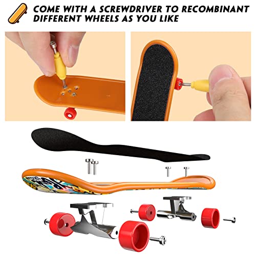 Time4Deals FB-30 Fingerboard Mini Finger Skateboards Toys 12Pcs Professional Finger Boards Set Creative Fingertips Movement thumb #4