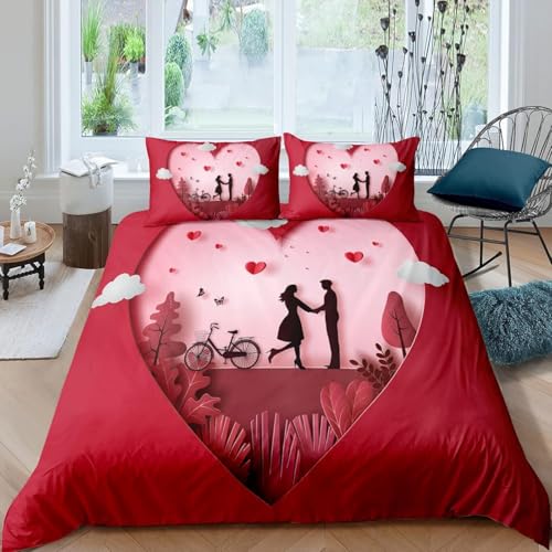 Fundas Nordica Cama 180 San Valentín Impresión