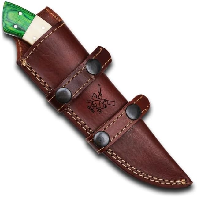 Miniatura 7 de Funda de cuero para cinturón, funda de cuero inclinada, hermoso niño de vaca de 5 a 7 pulgadas, cubierta de cuero 100% piel auténtica (funda de piel