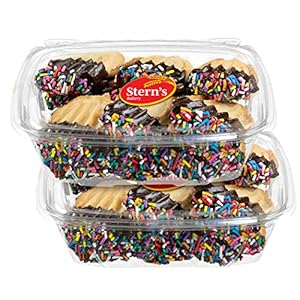 Italian Cookies | Fancy Bakery Cookies | Gourmet Cookies | Perfect for Birthdays, Holidays & all Occasions | Dairy, & Nut Free | 12 oz Stern’s Bakery [2 Pack] (Italian Fancy Cookies)