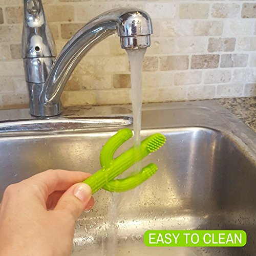 Baby Cactus Teether - Infant Training Toothbrush (Green) #TOP3