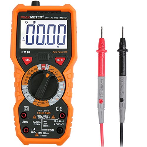 Preisvergleich Produktbild PEAKMETER PM18 Digital-Multimeter, AC / DC, Volt / Ampere / Ohmmeter