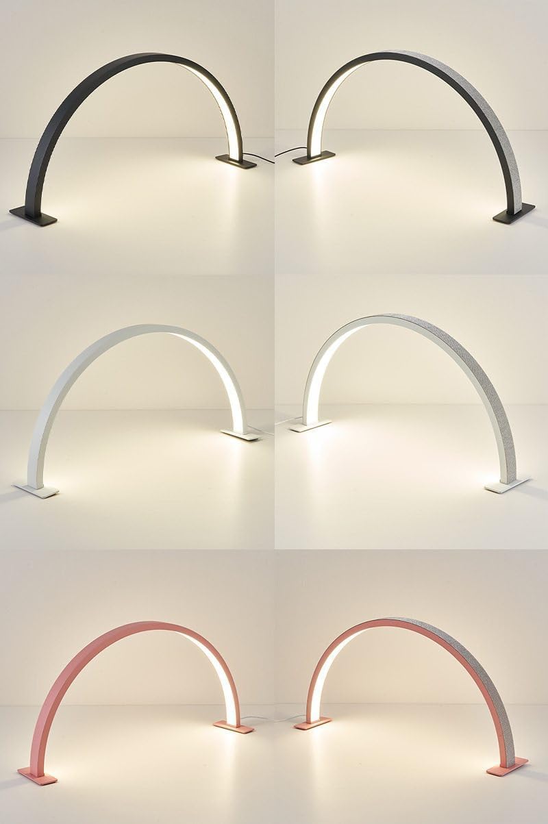 Lampe demi lune onglerie, Trois types de lumière réglableslampe demi lune, Pour la beauté, les cils, les ongles, les lèvres, les tatouages (Blanc, 75com)