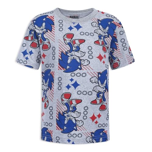 SEGA Sonic The Hedgehog Boys 2 Pack Short Sleeve T-Shirts for Little and Big Kids2