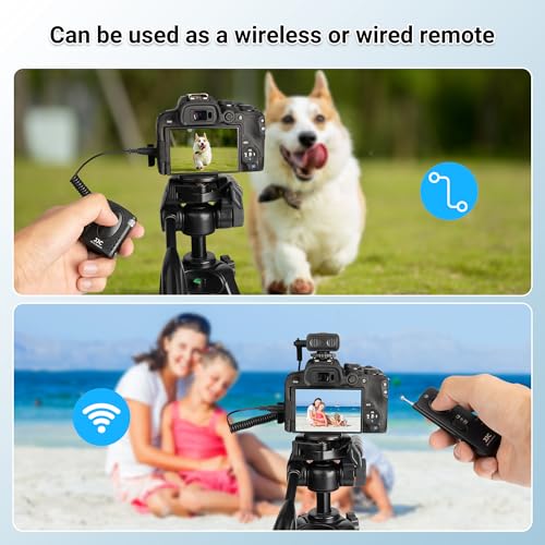 Image of JJC Wireless Remote Control Shutter Release for Canon EOS Rebel T7 T6 T5