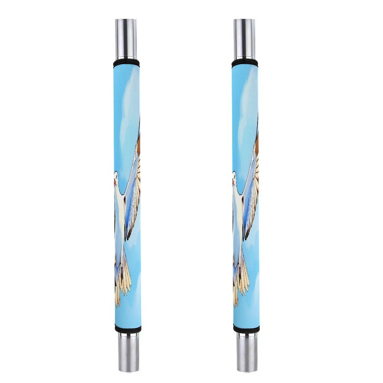 Adfgyerh Style Seagulls In Flight Refrigerator Door Handle Covers 2 Pcs, Refrigerator Handle Covers Non-Slip Fridge Handle Covers For Oven Microwave Dishwasher Appliance Door Sleeves