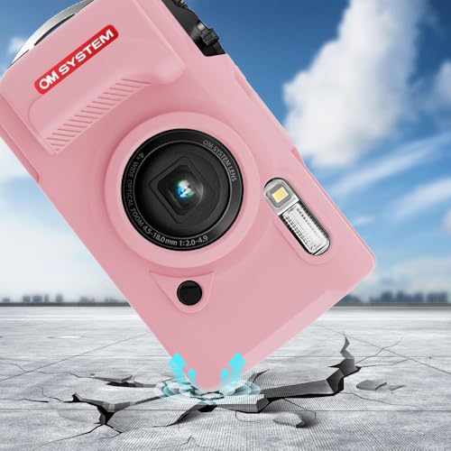 Funda de silicona para cámara Olympus Tough TG-7 (Rosa) miniatura 4