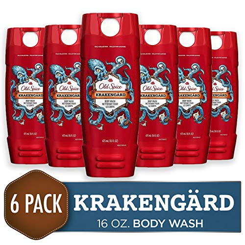 Old Spice Wild Collection Body Wash, Krakengard, 16 Fluid Ounce (Pack van 6)