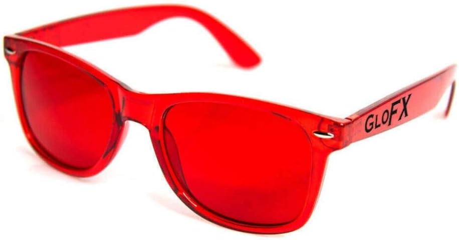 Color Therapy Glasses 5 Pack | Light Therapy Glasses for Chromotherapy, Mood Enhancement, Chakra Healing | Colored Sunglasses for Light Sensitivity