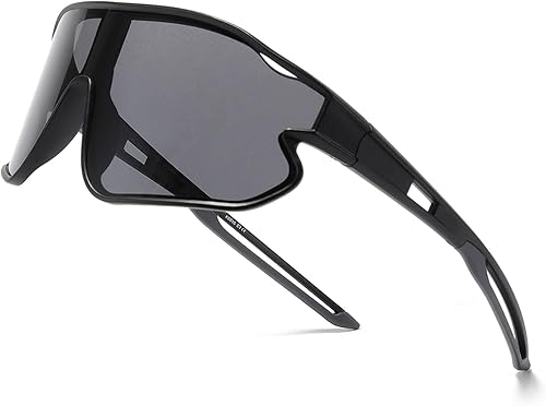 Novoto Gafas de sol polarizadas Viper para jóvenes, protección UV400, gafas de sol estilo Pitviper para hombres y mujeres