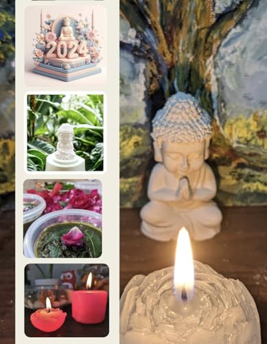 Image of Vanli Miniature Buddha Idol /Statue /Showpiece for Home, Car & Office Decor (Hand-Folded)