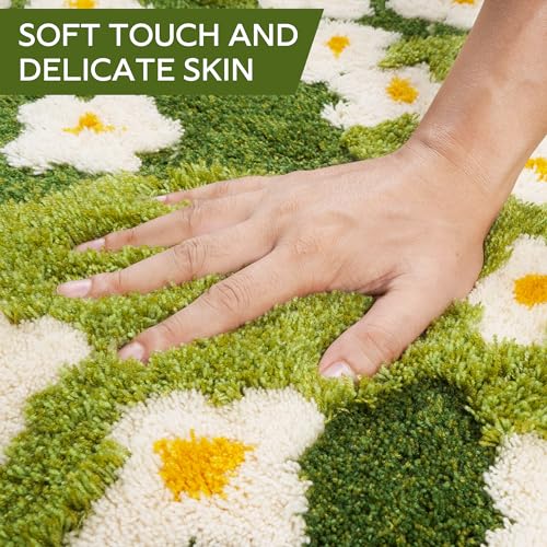 Tapete 3D Moss redondo verde 124x124 cm miniatura 4