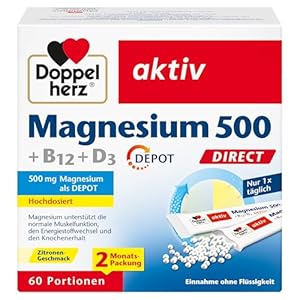 Doppelherz Magnesium 500 + B12 + D3 Direkt