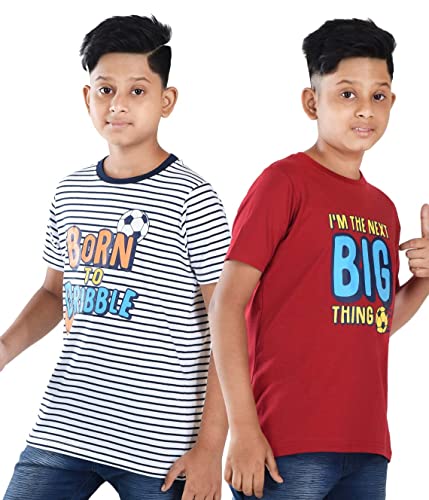 Image of Clothe Funn Boys T-Shirts Round Neck (Pack of 2)