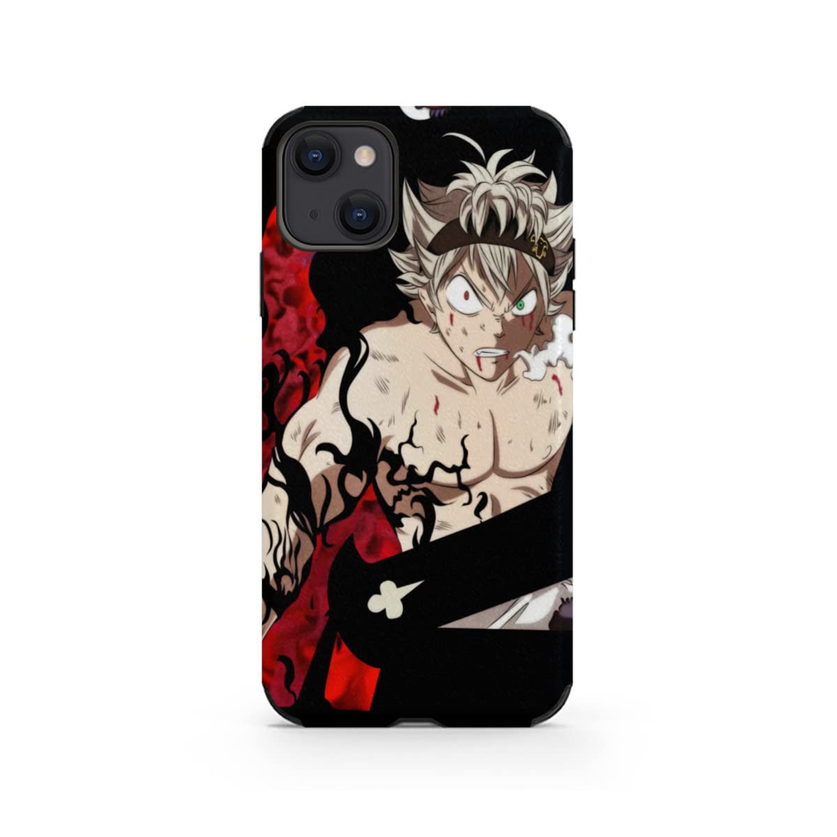 Amazon.co.jp: iphone 13 ケース ブラッククローバー (2) 漫画 pu