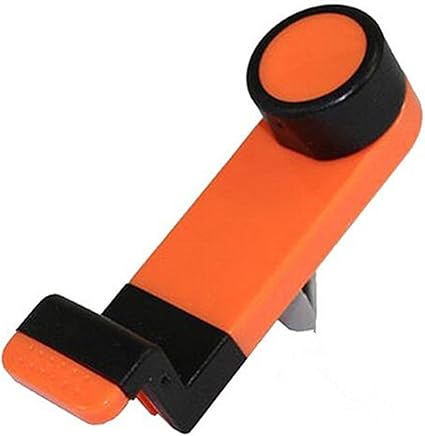 Cdet Soporte de tel?fono para autom?vil Apoyo Universal Soporte de Puerto de Aire Acondicionado de Salida autom?tica 360 Grados de rotaci?n Naranja Cdet Soporte de tel?fono para autom?vil Apoyo Universal Soporte de Puerto de Aire Acondicionado de Salida autom?tica 360 Grados de rotaci?n Naranja