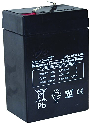 TASHIMA - Batterie Motoculture TASHIMA - 6V - 4,5A - Pour Lampe Rechargeable - Durable - Entretien Facile - Batterie Gel - 70 x 48 x 106mm