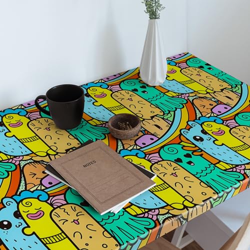 Papel pintado monstruos para tapar imperfecciones en muebles 4