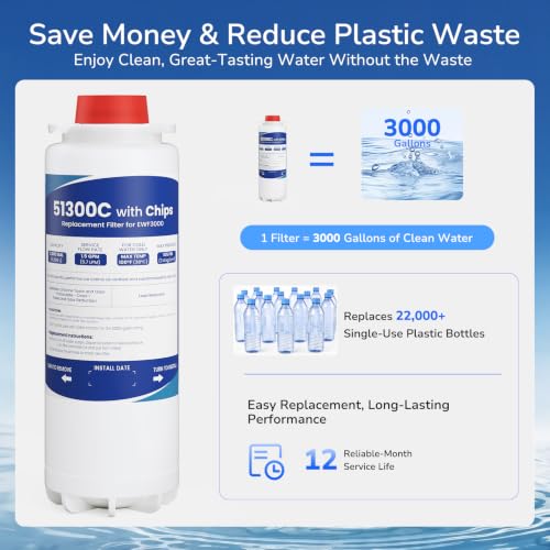 Image of 51300C Water Filter With Chip For Elkay ezH2O Bottle Fill Stations,6 Pack