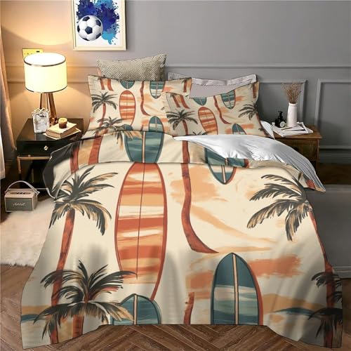 Parure de lit 3D effet léger avec housse de couette ultra douce 200x200cm