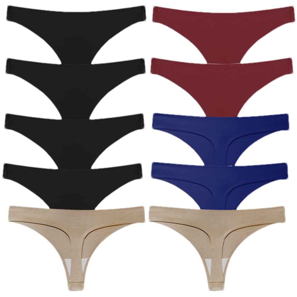 keusyoi Solido Perizoma Femminile Raso Di Seta Mutandine Delle Donne Sport Senza Cuciture Biancheria Intima Sexy G-Strings Mutande Peri