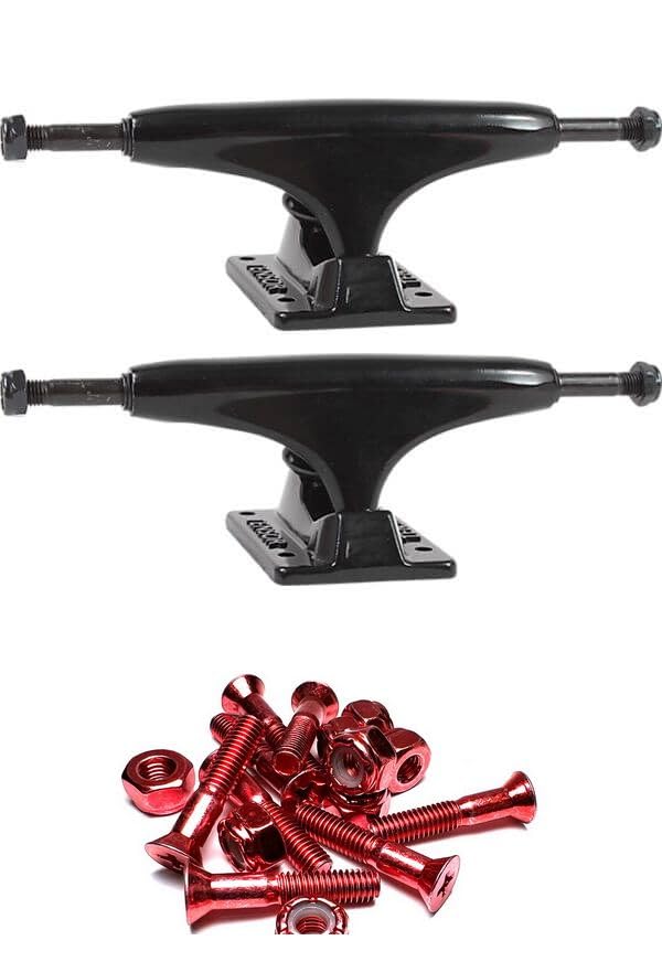 Tensor Trucks Alloy Black Skateboard Trucks - 5.0