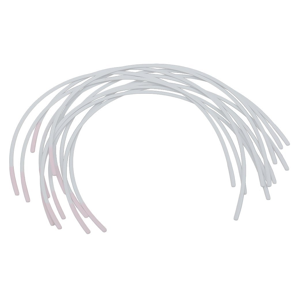 Inzopo 6 Pair of Stainless Steel Handmade Bra Underwire Replacement - White, C Cup