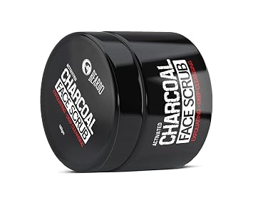 Beardo Activated Charcoal Deep Cleansing Face Scrub, 100g