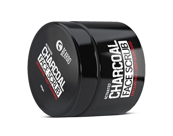 Beardo Activated Charcoal Deep Cleansing Face Scrub, 100g