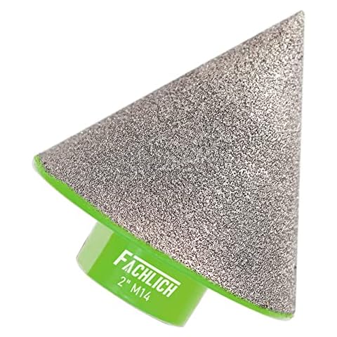 FACHLICH Diamond Beveling Chamfer Bits 50mm for Holes Trimming and Existing Countersink Drill Bits with M14 Thread Cover