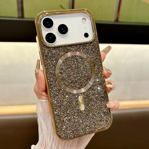 Coque Scintillante iPhone 13 / 14 Cadeau Idéal de Luxe Magnétique