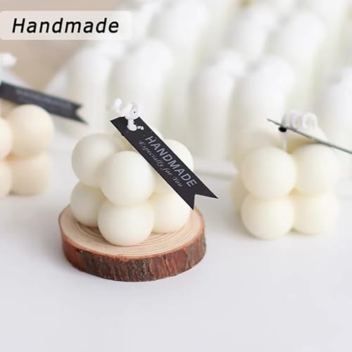 Miniatura 3 de SILICANDO Molde de silicona para vela de burbujas, molde de cera de soja 15 en 1 hecho a mano, molde de vela de resina de mini cubo de burbujas 3D,