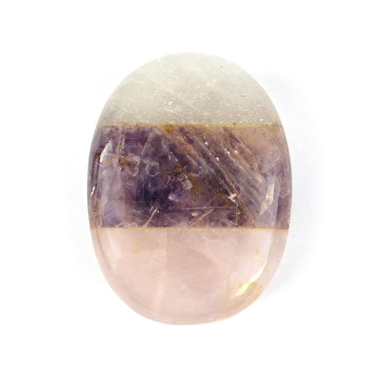 Reiki Crystal Products Natural Rose Quartz, Clear Quartz, Amethyst, Mind Body Soul Palm Stone for Relaxation, Meditation a... - Review, Price and Buying Guide