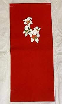 Amazon.co.jp: ☆正絹 塩瀬名古屋帯 仕立て上り 童子柄