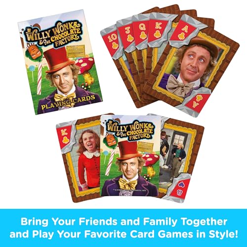 Baraja de Cartas Willy Wonka Temática Oficial miniatura 2