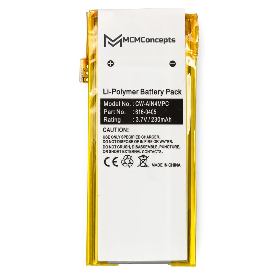 MCMConcepts Replacement Battery for Apple iPod Nano 5th Generation 16GB 8GB A1320
