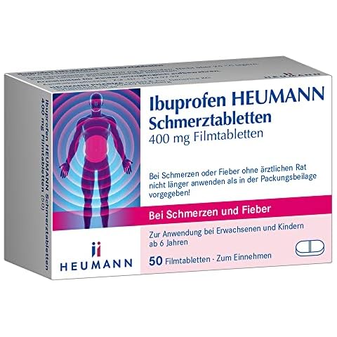 Ibuprofen HEUMANN Schmerztabletten 400 mg Filmtabletten Cover