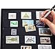 Briefmarkenalbum mit 120 Fächern – Briefmarkenhalter aus Kunstleder in verschiedenen Größen, Aufbewahrungsbuch, mehrere Abmessungen für die Sammlung von Rechnungen und Dokumenten, Schwarz AS03MX1BK