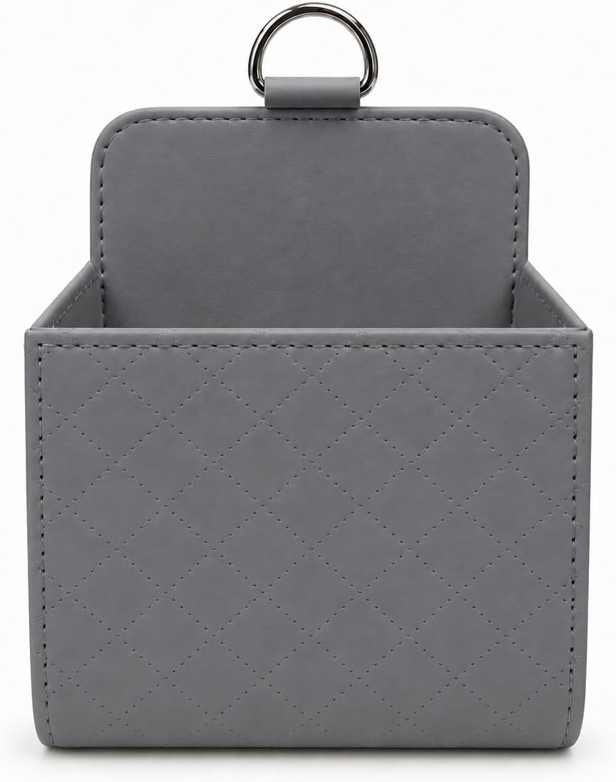 Car Vent Storage Bag, Auto Hanging Case Dashboard Organizer Pocket, Gray