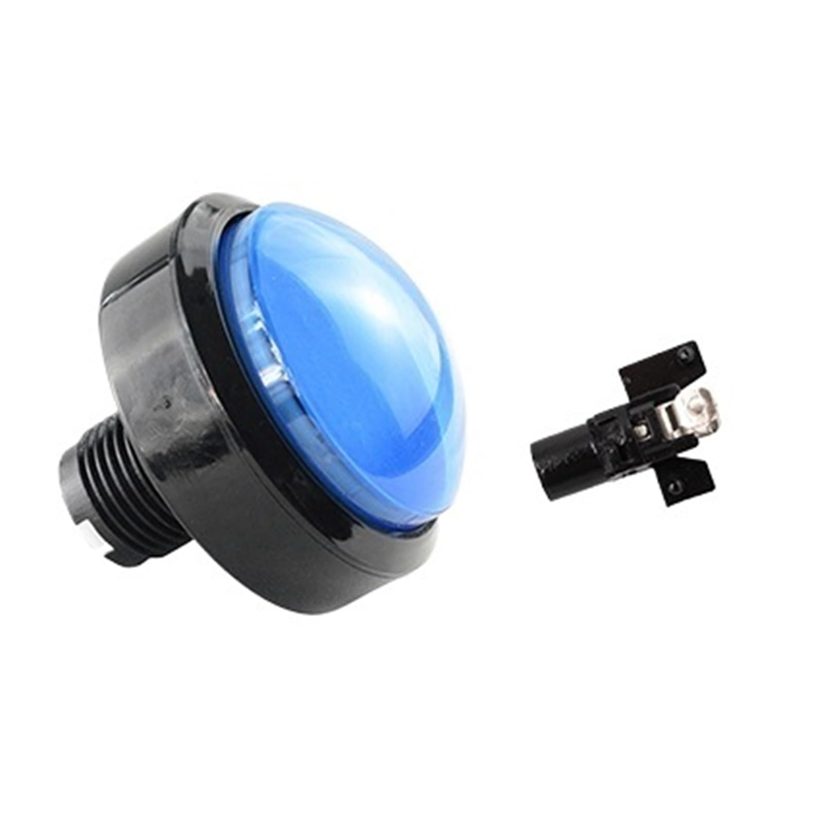 Bouton d'arrêt d'urgence bleu 60mm pour borne arcade de salon
